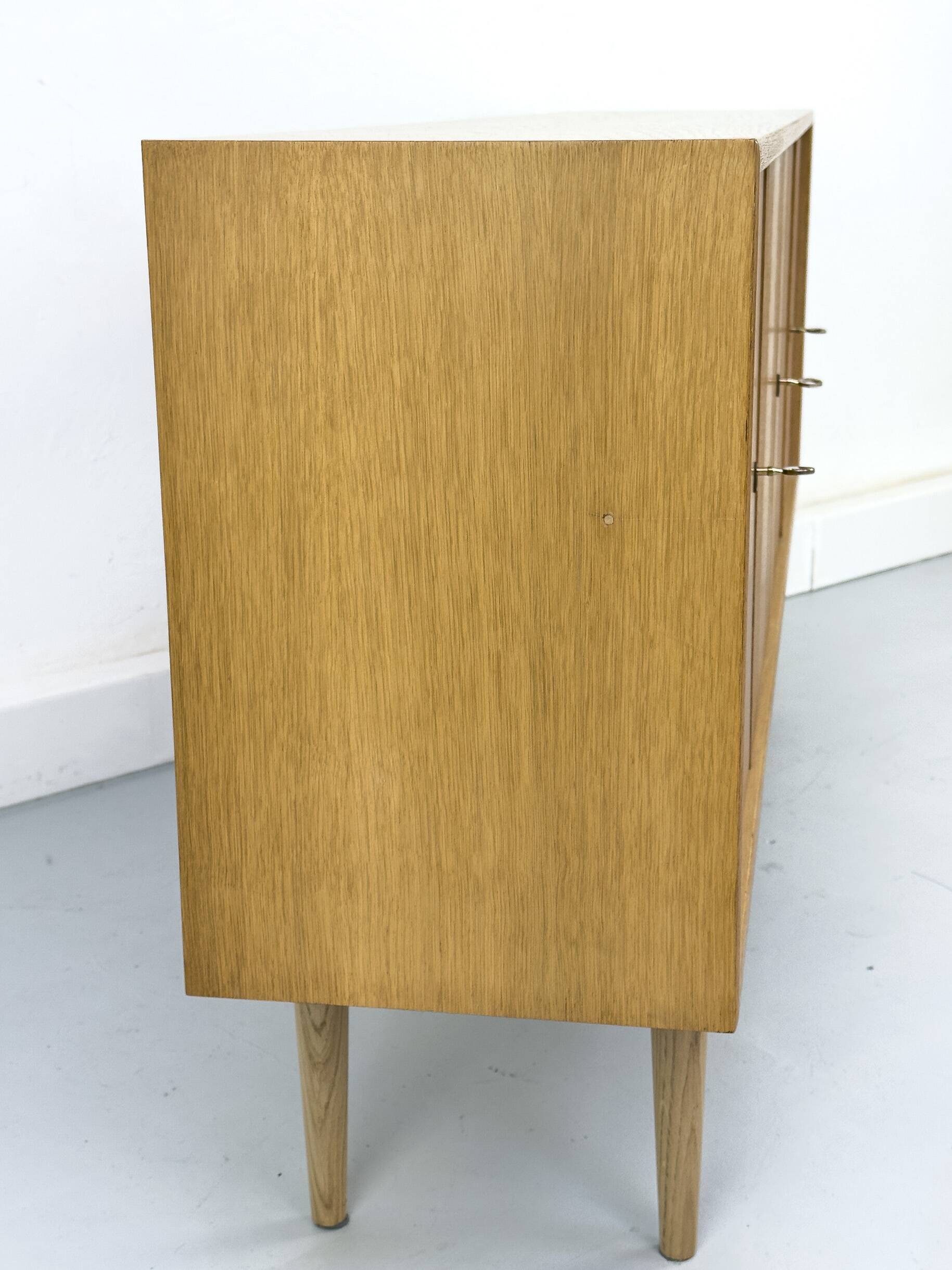 Mid-Century Light Oak Sideboard from WK Möbel, 1970s