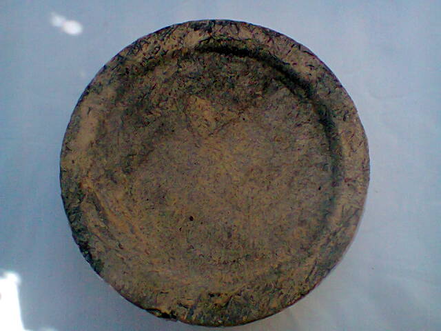 Trinket bowl in raku-yaki