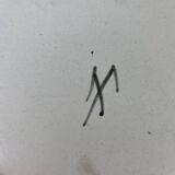 Vintage 1950s ceramic plate owl