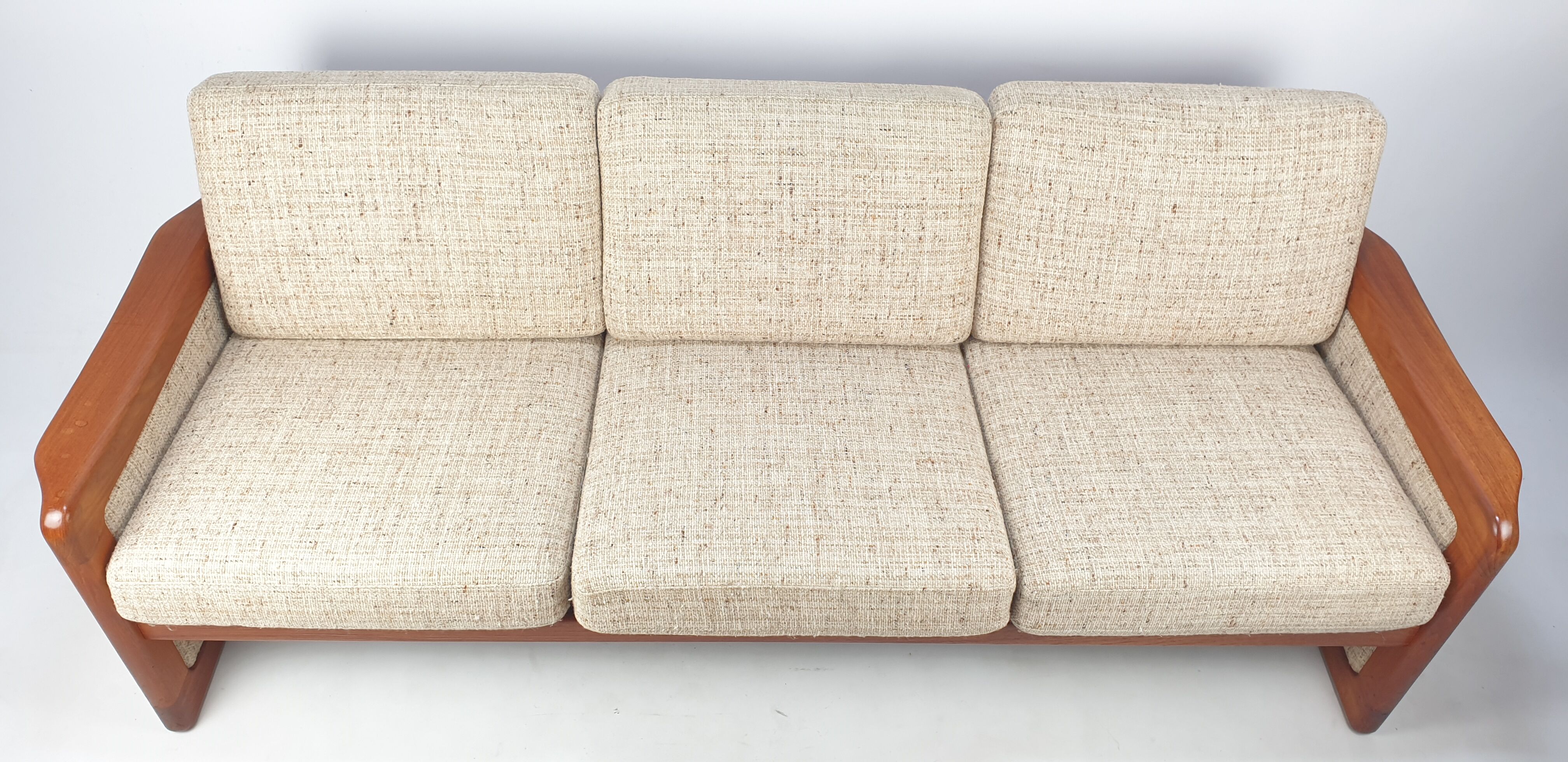 Midcentury Danish Teak 3-seater Sofa, 1970's