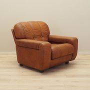 Fauteuil marron, design italien, années 1970, production : Italie