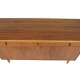 Scandinavian walnut sideboard, Bertil Fridhagen, Bodafors, Sweden, 1960