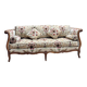 Lit de travers dit “à la turque” en noyer de style Louis XV, XIXème siècle