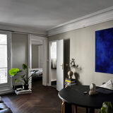 “Deep Blue” : Acrylic Painting on Cotton Canvas.
