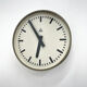 Large Vintage Industrial Wall Clock by Pragotron, 1950's