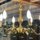 6-light bronze chandelier