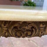Marble top coffee table