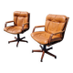 Set of 2 vintage Scandinavian armchairs co.fe.mo Italy 1970