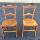 Vintage Bistro Wood Chairs Stamped Luterma
