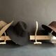 Fischel curved wood wall coat rack, Art Deco