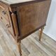 1980s chest of drawers with marble top and four drawers