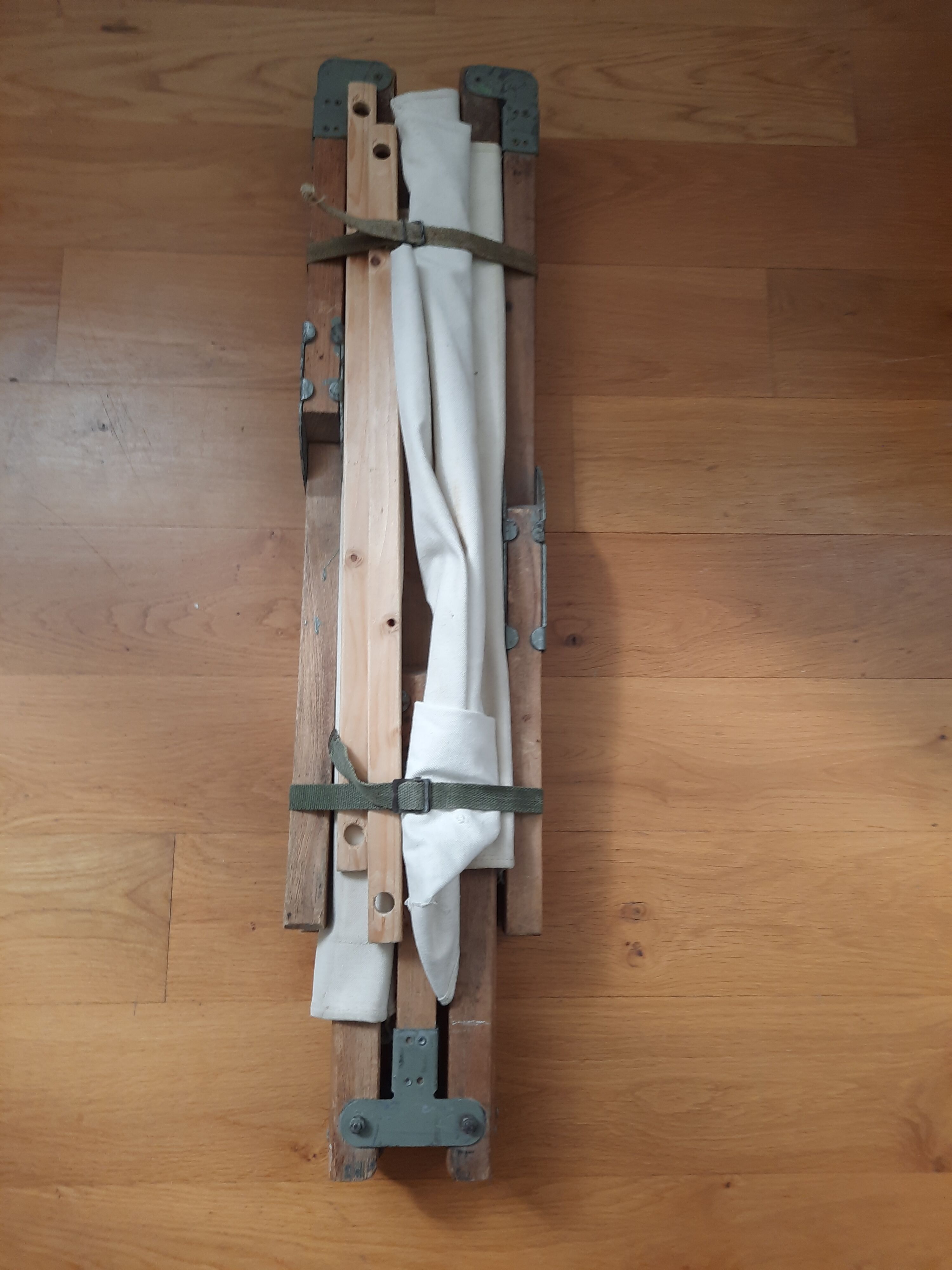 Former military camp bed