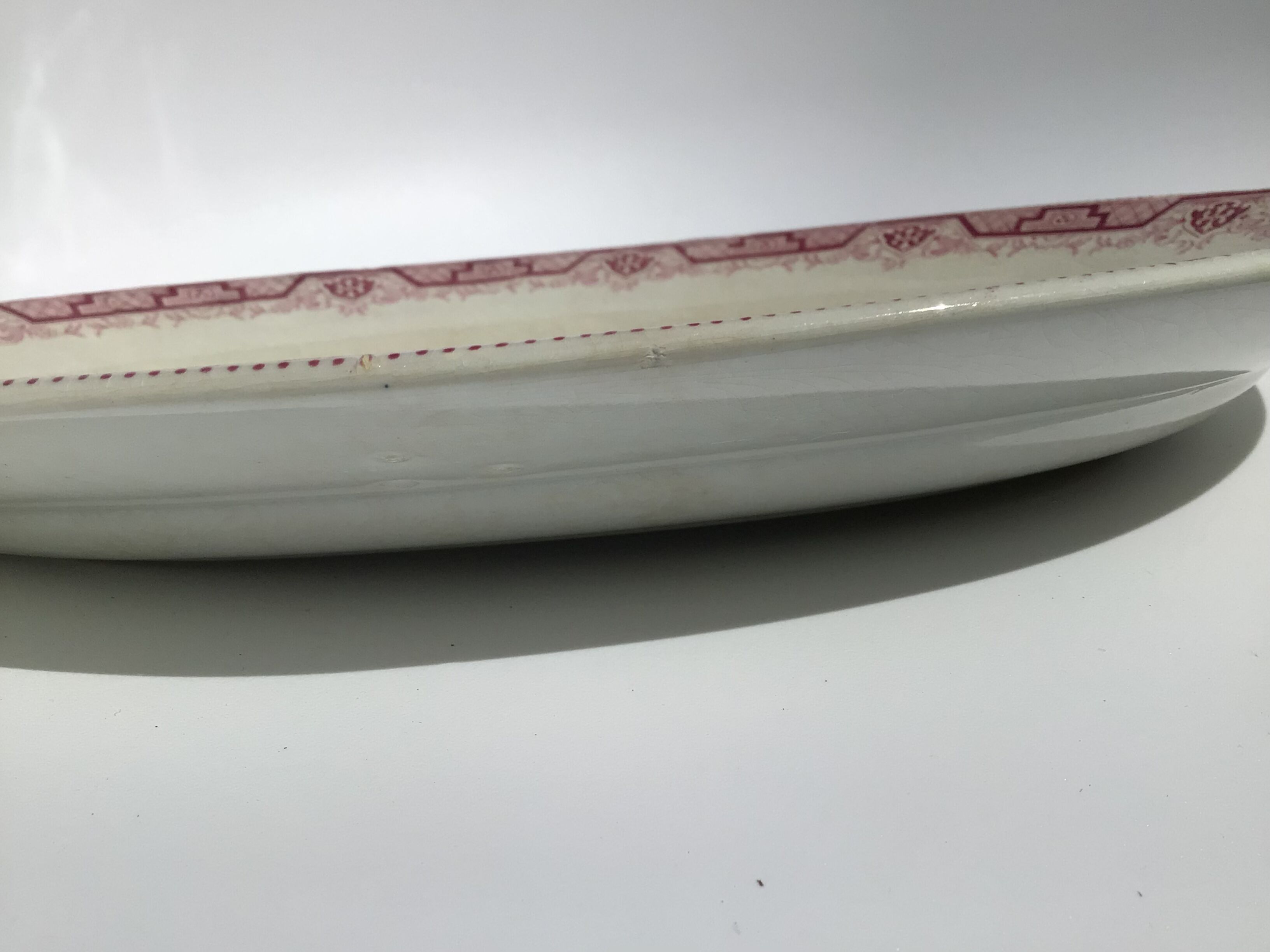 Dish pink iron earth st amand model morocco