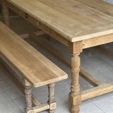 Old farmhouse benches - solid oak wood