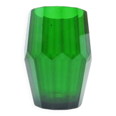Art Deco vase, crystal, designed by J. Hoffmann, Bohemia, Czechoslovakia, 1930s