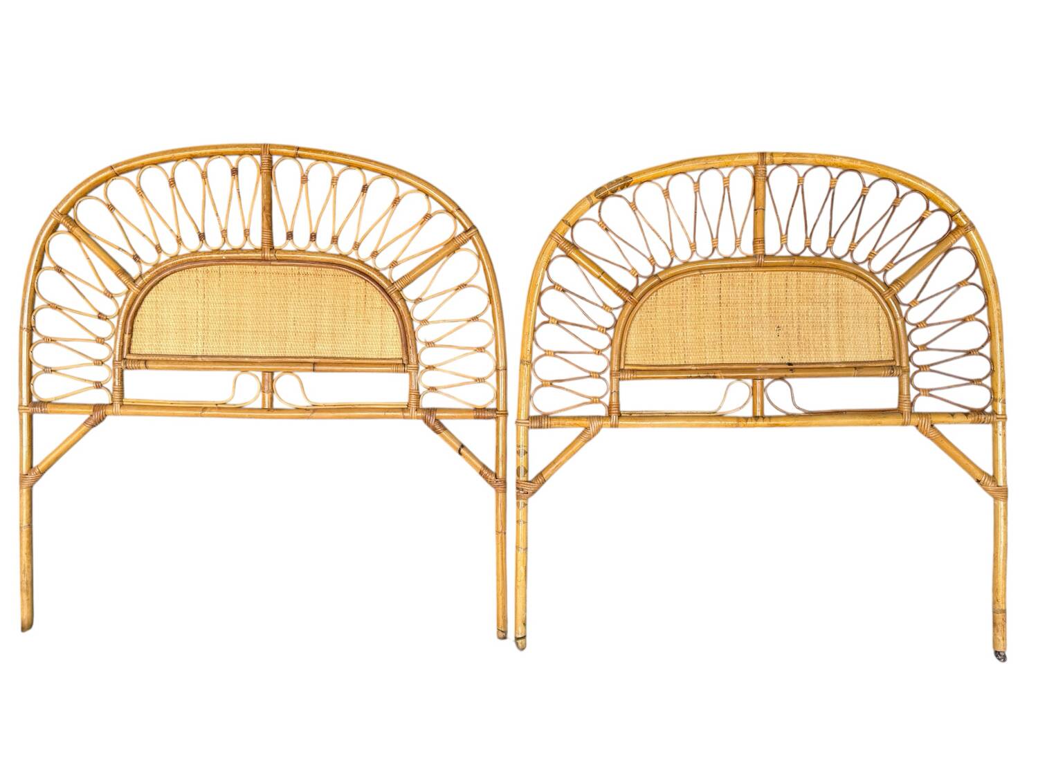1960s Rattan Headboards from France