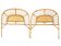 1960s Rattan Headboards from France