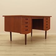 Teak desk, Danish design, 1970s, made in Denmark