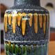 Scheurich Germany "Europ Linie" large ceramic vase Fat Lava 1970
