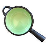 Black and Celadon Scandinavian Frying Pan