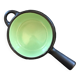 Black and Celadon Scandinavian Frying Pan