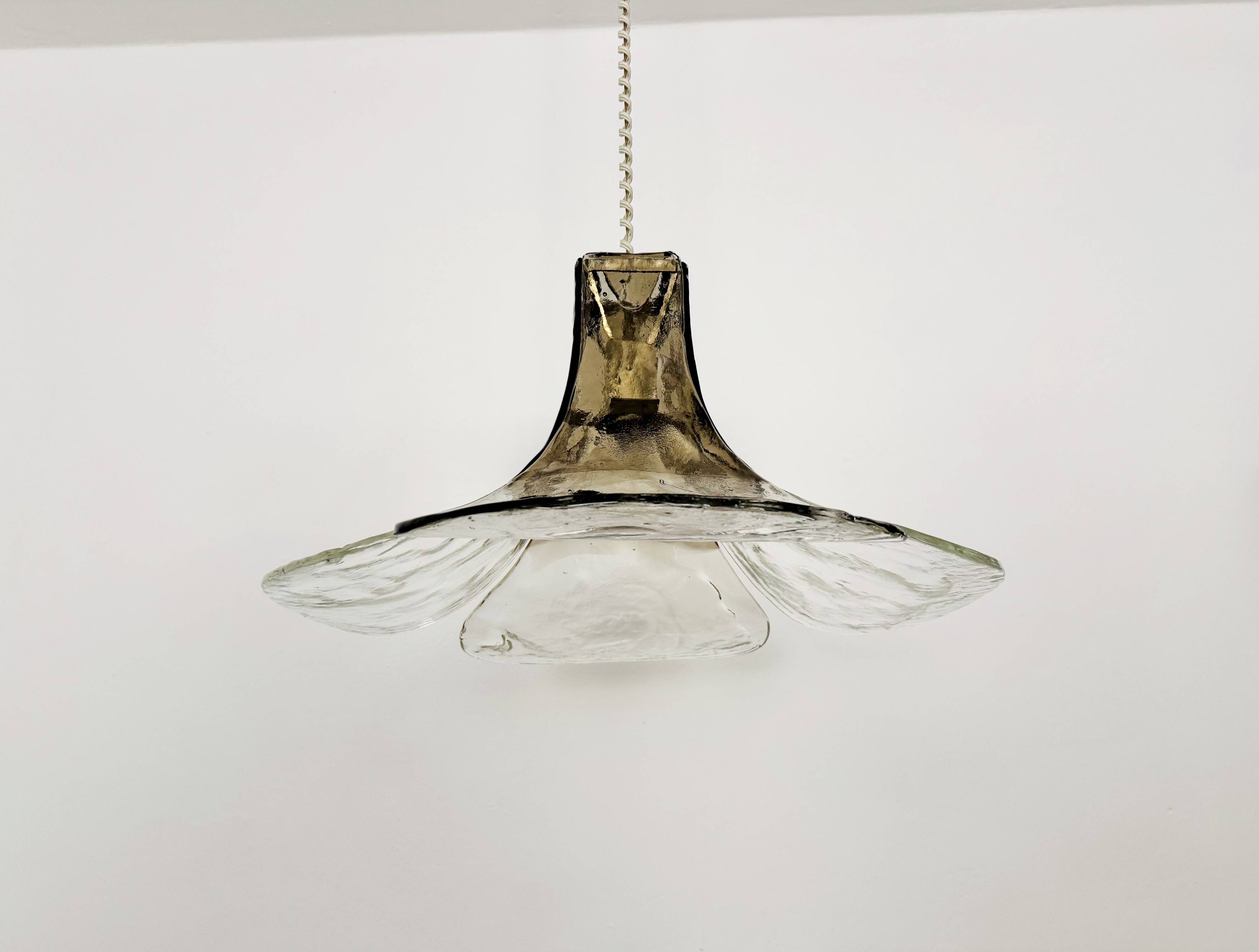Murano Glass Pendant Lamp by Carlo Nason for Mazzega