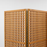 Scandinavian pine room divider 70s