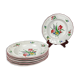 6 deep plates KG Lunéville "Réverbère"