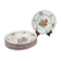 6 deep plates KG Lunéville "Réverbère"