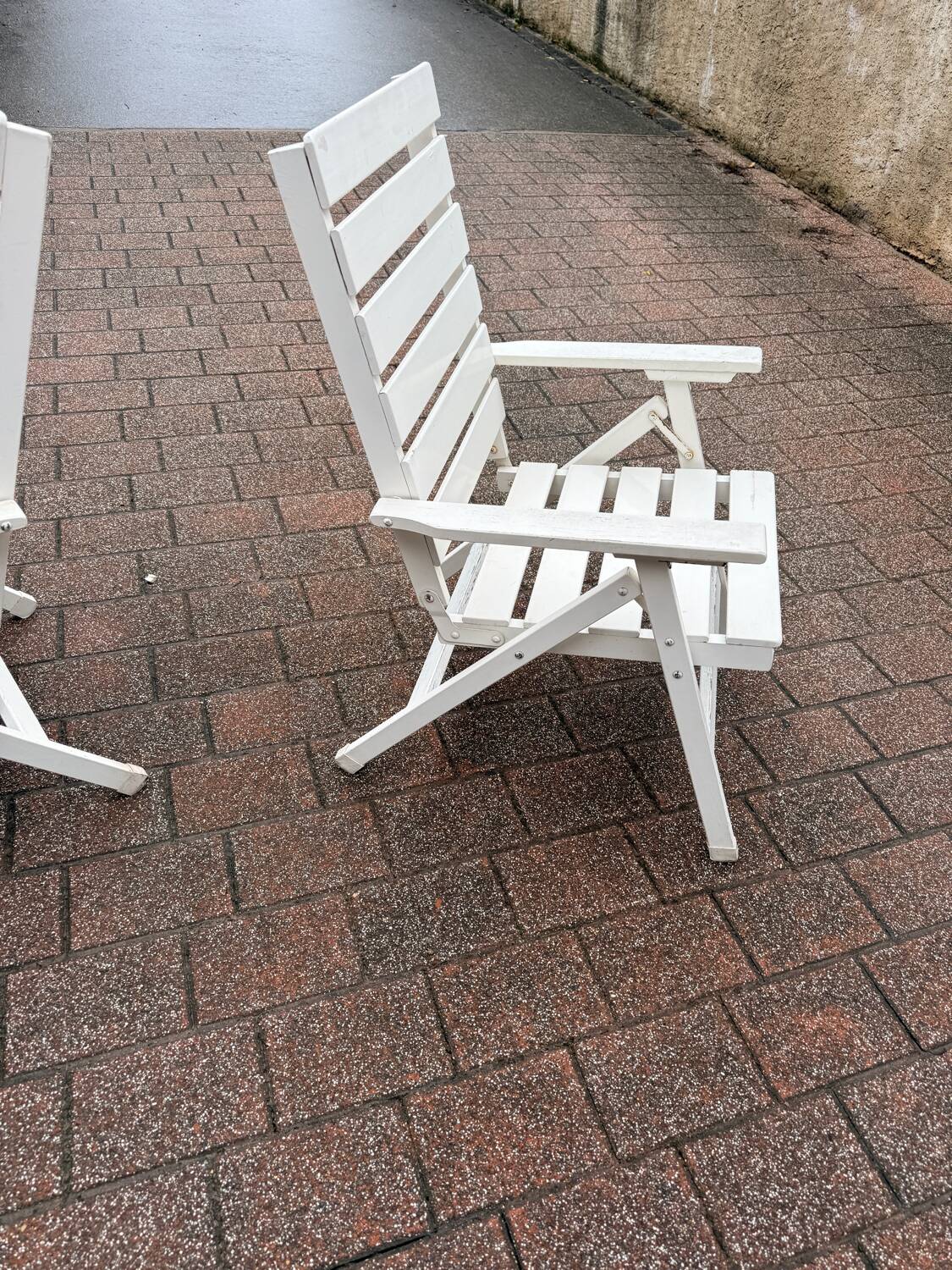 2 chaises transat des années 80