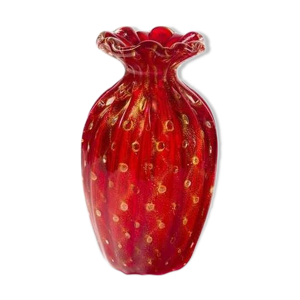 Vase Murano avec bulles