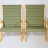 X Chairs Danish Design Armchairs by Fritz Hansen SET of 2, Skandi Armchairs