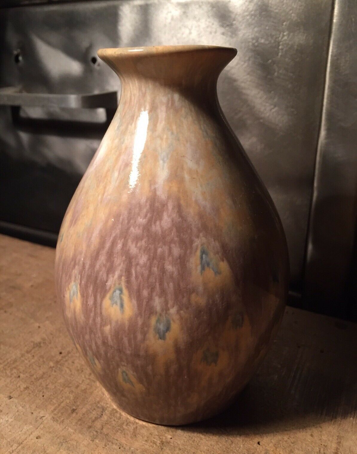 Signed ceramic vase