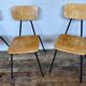 Series of 6 vintage chairs