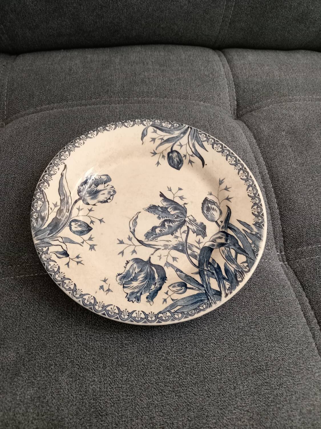 19th century iron earth flat plate