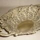 Fruit basket, bread basket with matt gilded bronze handles