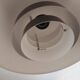 Danish pendant lamp with tiered metal shade, 1960s