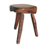 Monoxyle alpine tabouret