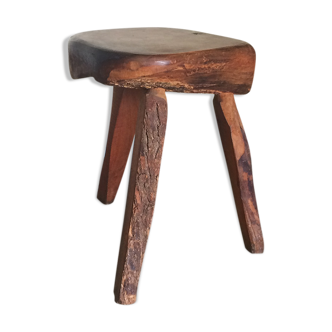 Monoxyle alpine tabouret