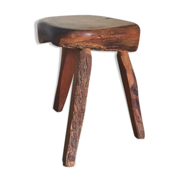 Tabouret d'alpage monoxyle