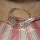 Large glass fruit cup - 70s