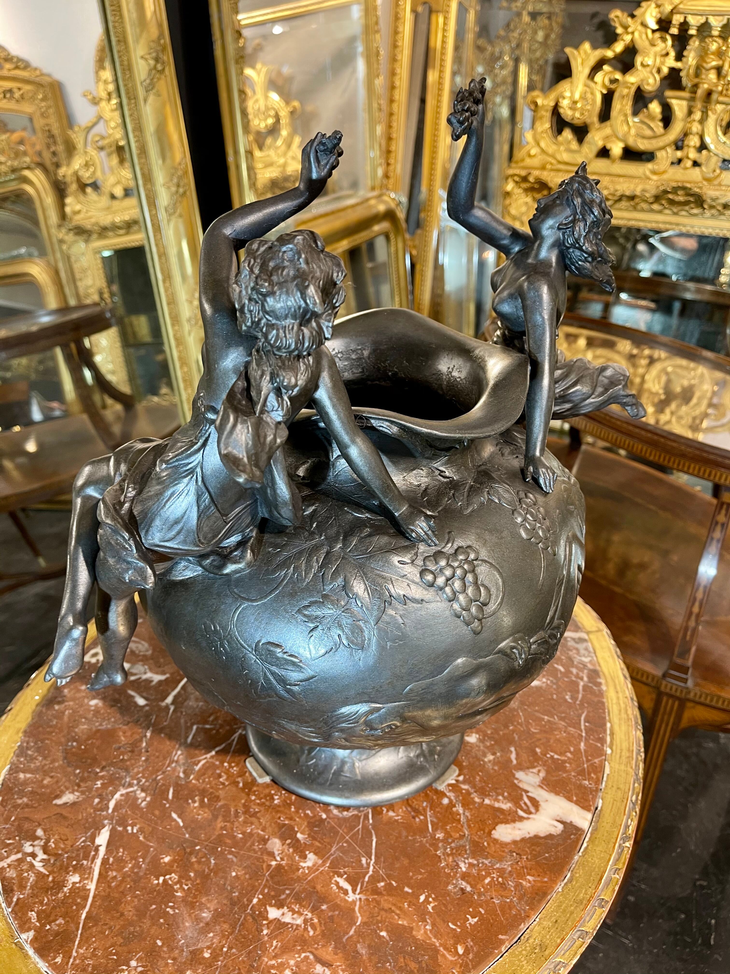 Art Nouveau period vase signed Charles POerron