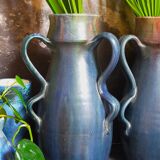 Duo of Flemish pottery of Charles and Auguste Maes early twentieth century