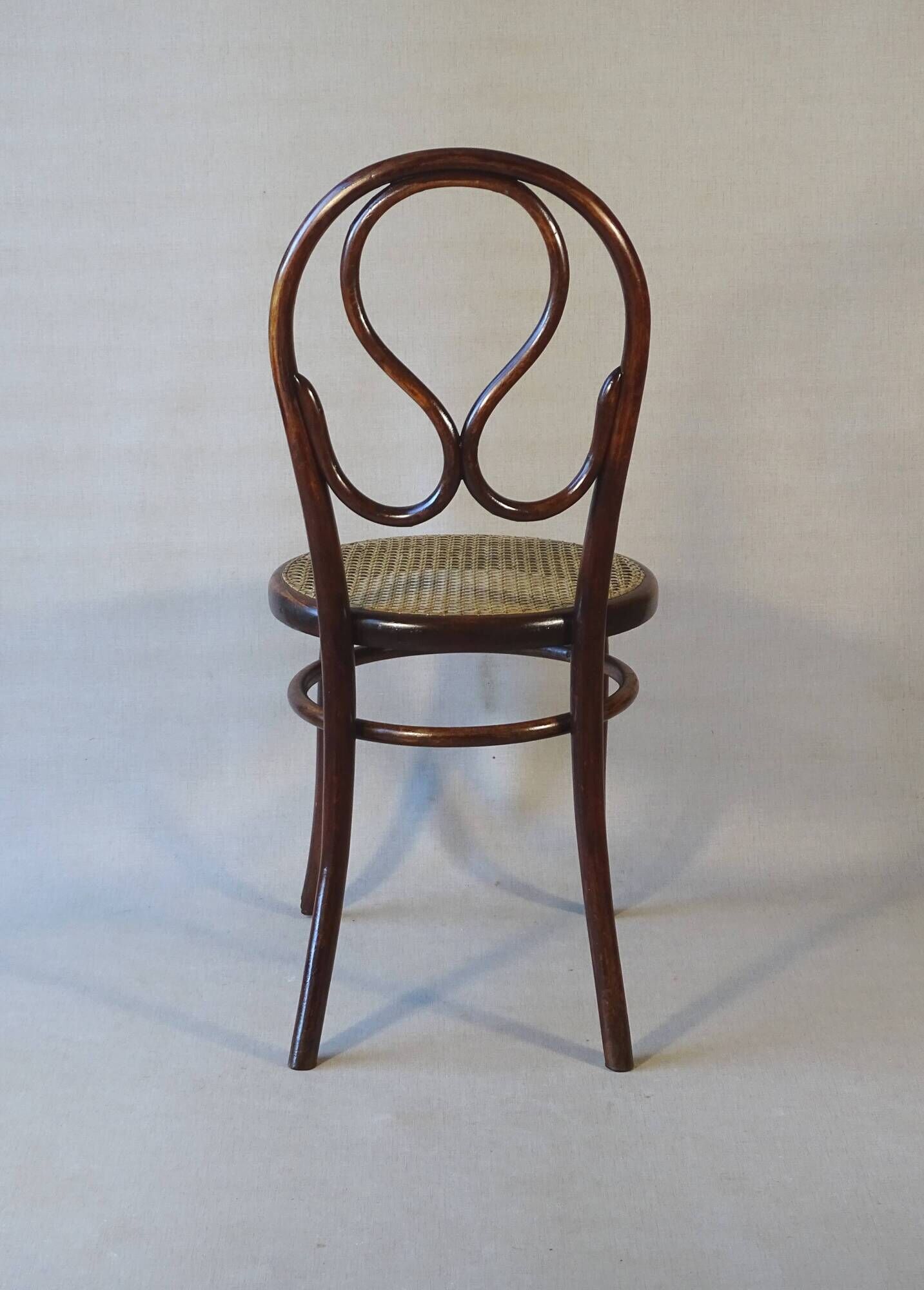 Thonet bistro chair N°20 ca 1868 new canework - rare model from this period -