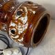 Fat lava type ceramic floor lamp