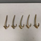 5 magnifiques patères vintage pour votre couloir, Danemark, estimées années 1980.