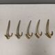5 beautiful vintage coat hooks for your hallway, Denmark, estimated 1980s.