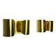 Pair of "Foglios" brass wall lights, Italy, 1970