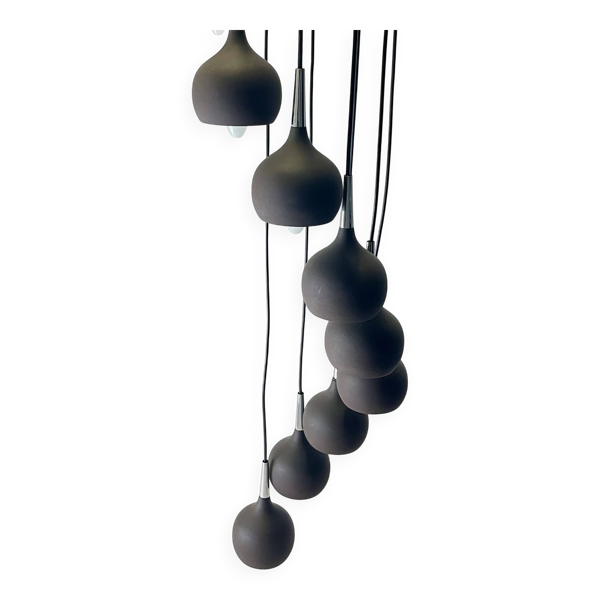 Suspension vintage Hans-Agne Jakobsson Dome pour AB Markaryd, 1970 Swe