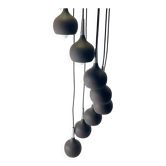 Suspension vintage Hans-Agne Jakobsson Dome pour AB Markaryd, 1970 Swe